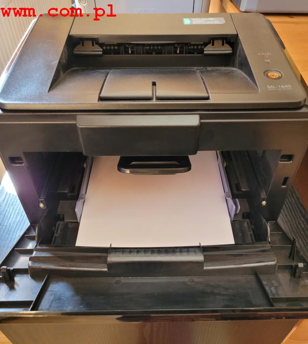 drukarka Samsung ml-1640 z otwarta klapką
