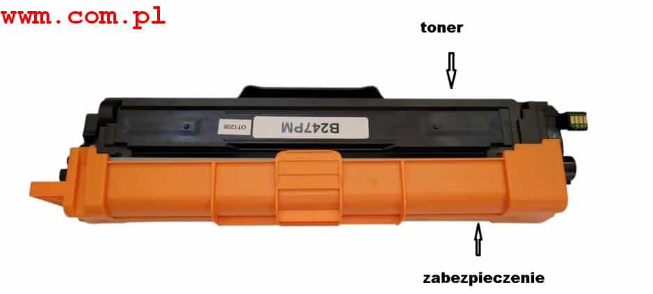 toner do drukarki Brother z zabezpieczeniami
